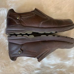 Men’s 8 Merrell Leather Brown Loafers Hiking